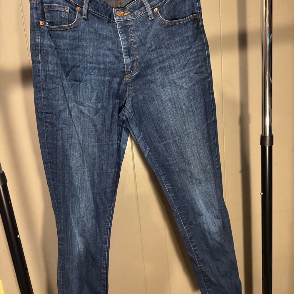 LOFT Women’s Skinny Fit Blue Jeans